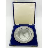 COMMEMORATIVE QUEEN ELIZABETH II LIMITED EDITION HALLMARKED SILVER PLATE