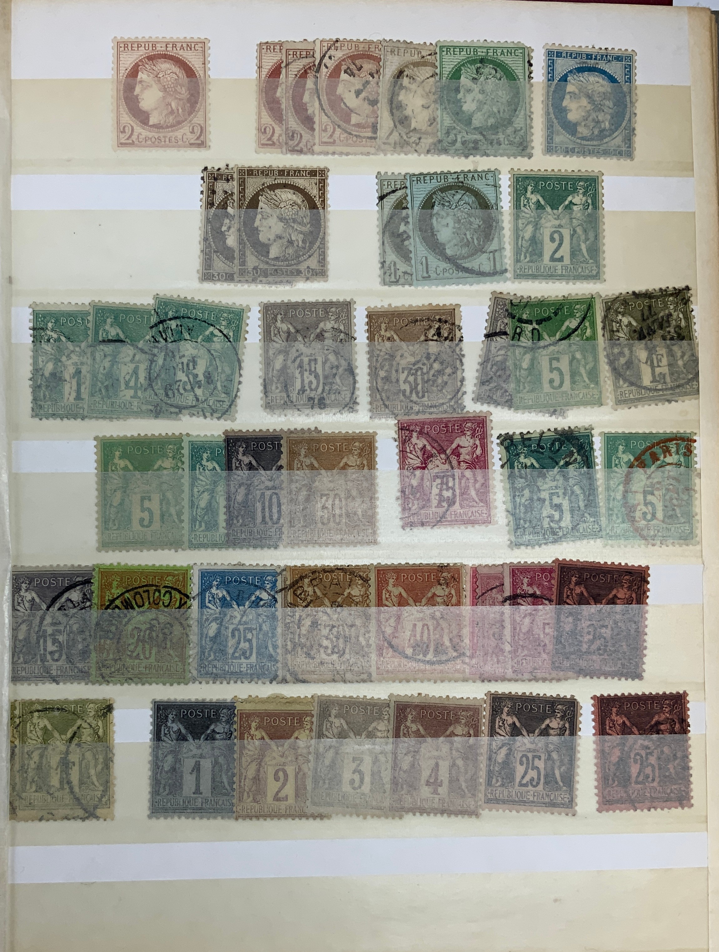 BOX OF VARIOUS STAMPS INCLUDING THREE PENNY BLACK, SOME OTHER HIGH-VALUE STAMPS - Image 11 of 47