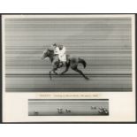 VINTAGE PRESS PHOTO "ILETTA" WINNING AT HURST PARK 4th APRIL 1962