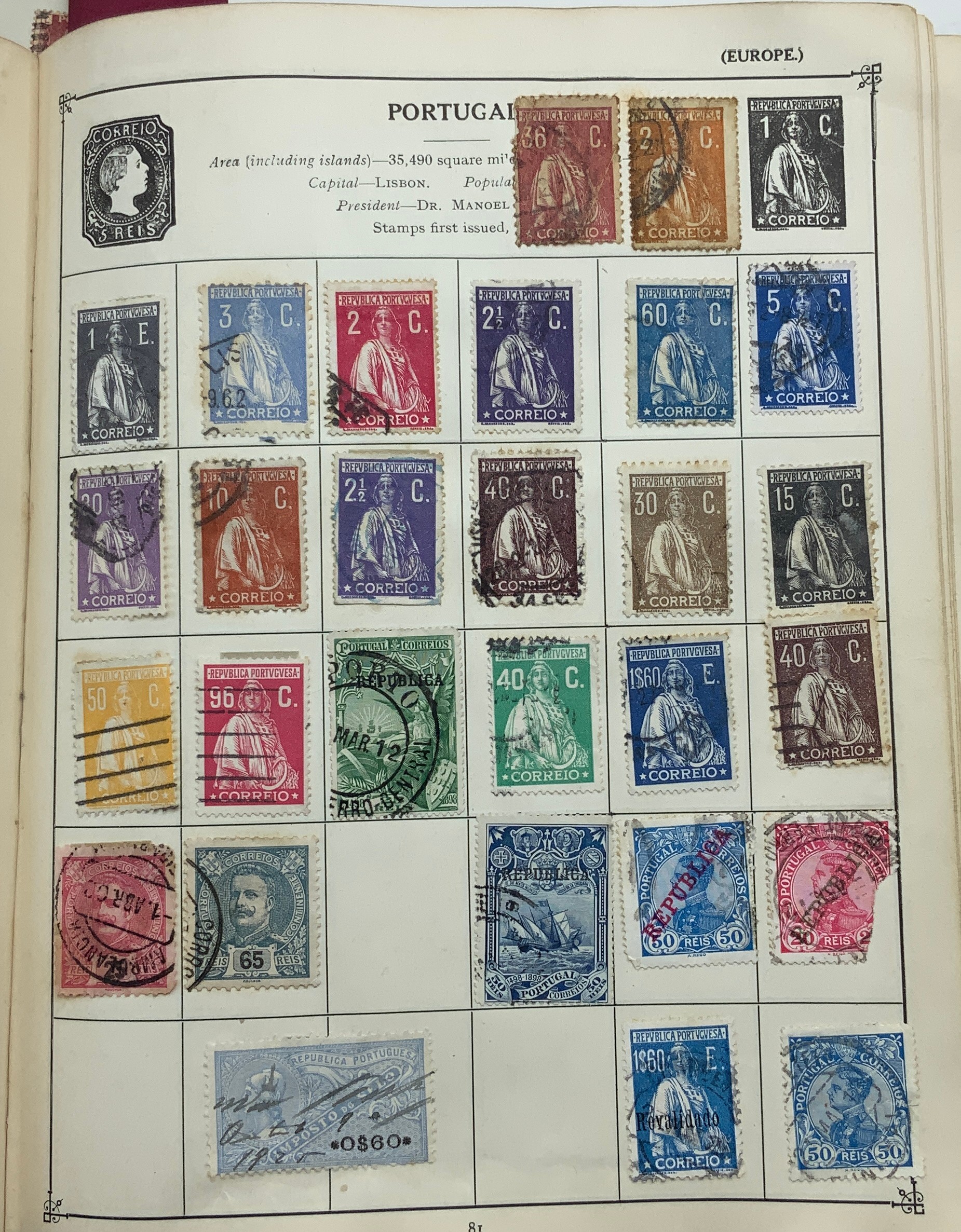 BOX OF VARIOUS STAMPS INCLUDING THREE PENNY BLACK, SOME OTHER HIGH-VALUE STAMPS - Image 33 of 47