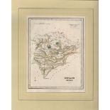 RUTLANDSHIRE MAP ENGRAVED BY R. SCOTT PUBLISHED BY FULLARTON & CO GLASGOW (c1844)