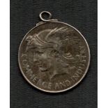 BRITISH EMPIRE EXHIBITION 1924 SILVER MOUNTED WITH LOOP