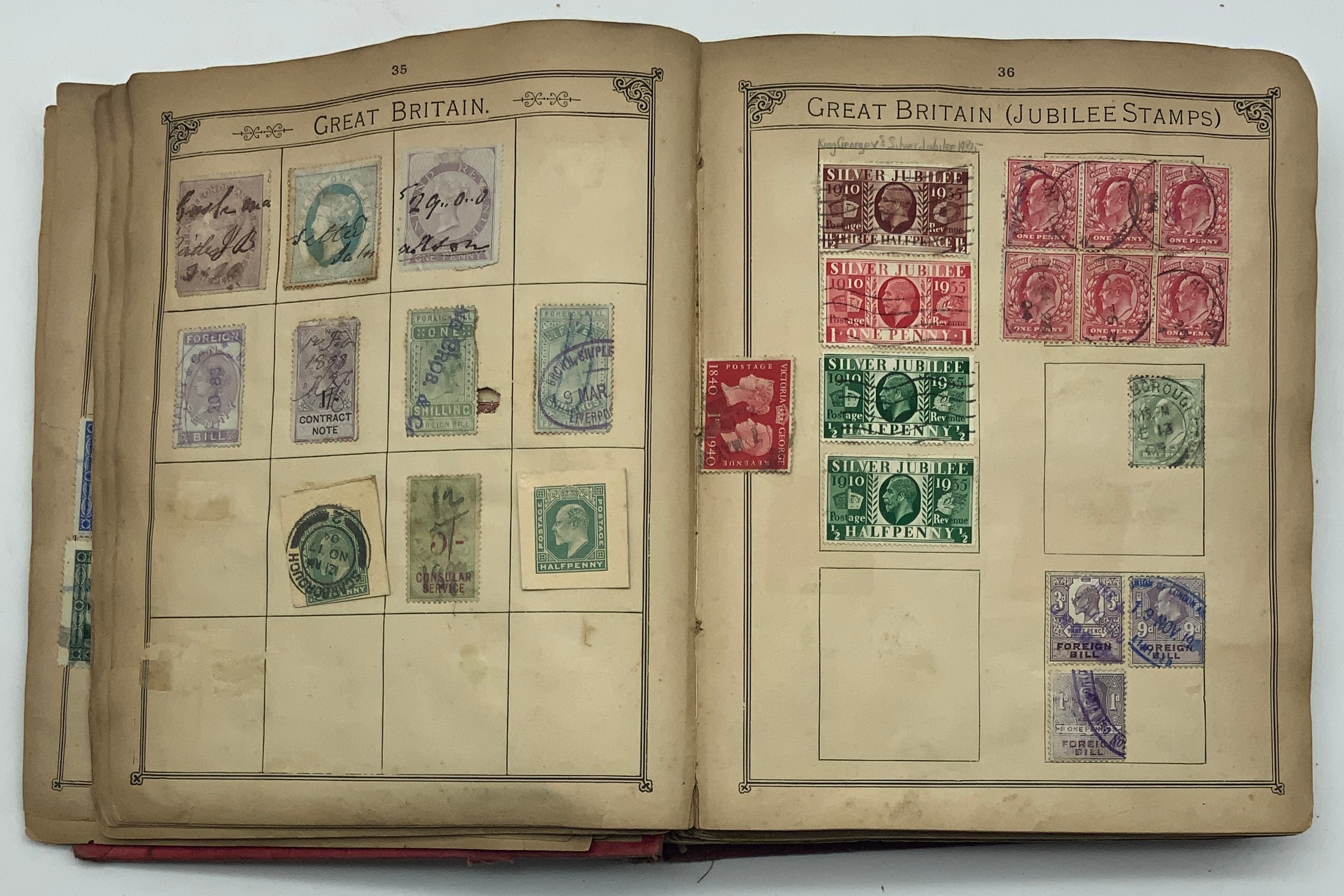 SELECTION OF VARIOUS STAMPS IN ALBUM, SOME LOOSE PAGES - Image 24 of 92