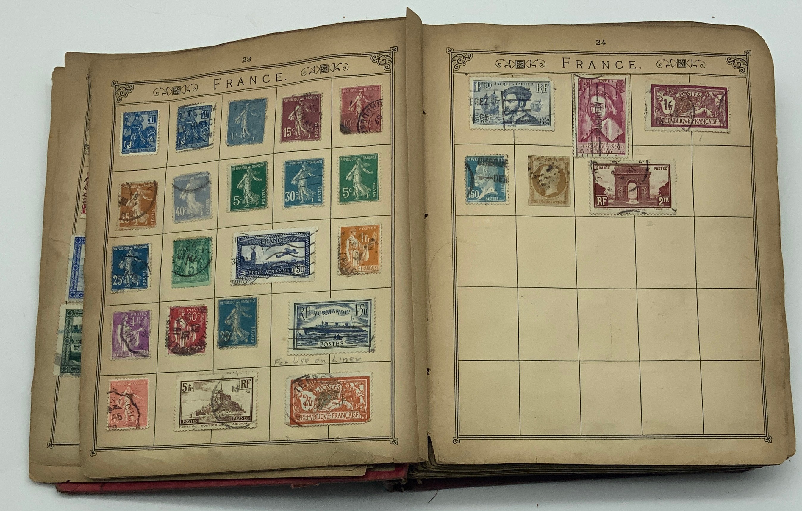 SELECTION OF VARIOUS STAMPS IN ALBUM, SOME LOOSE PAGES - Image 14 of 92