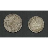 TWO SILVER AUSTRIAN COINS