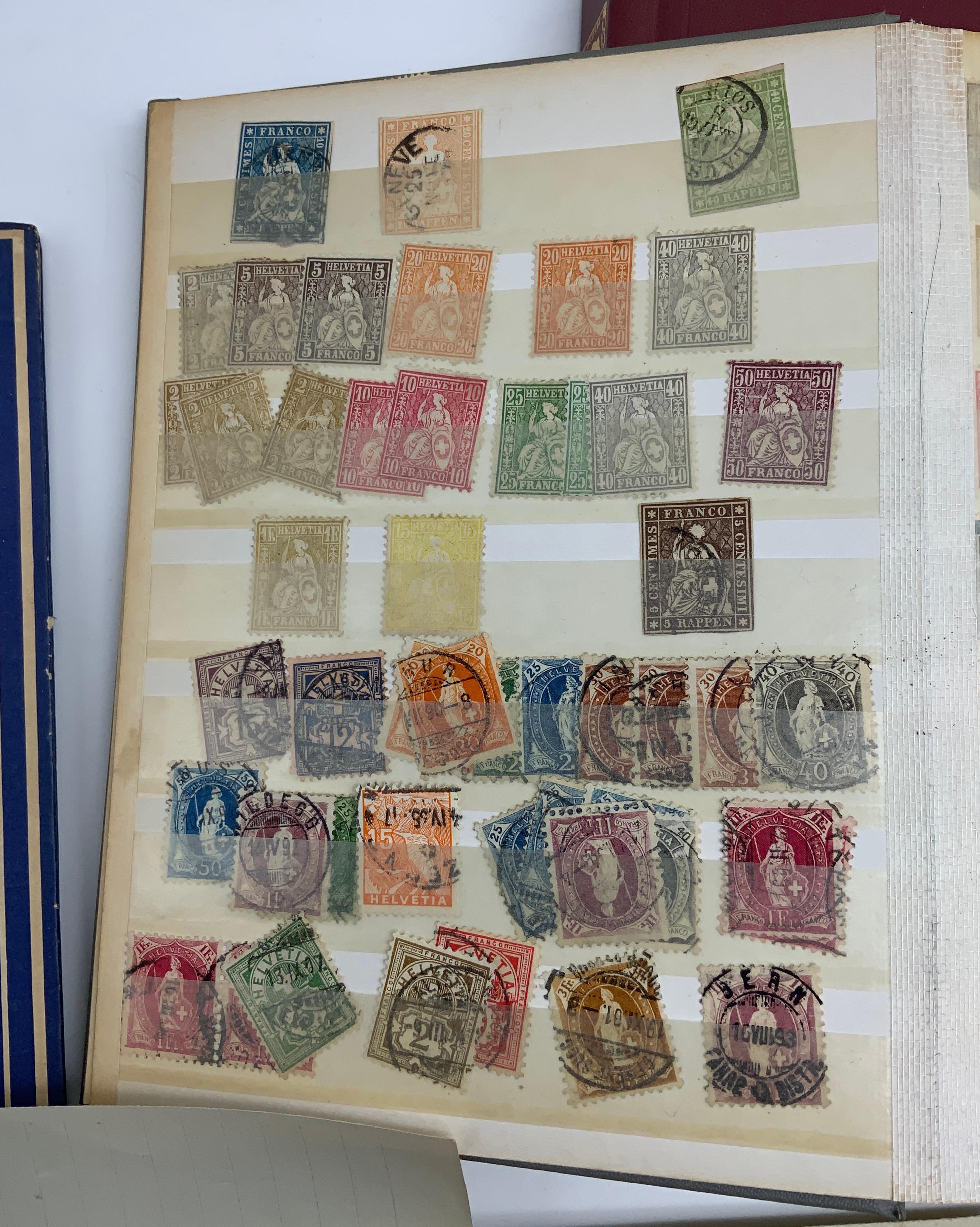 BOX OF VARIOUS STAMPS INCLUDING THREE PENNY BLACK, SOME OTHER HIGH-VALUE STAMPS - Image 4 of 47