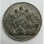 ART TREASURES EXHIBITION MEDALLION, 1857 MANCHESTER