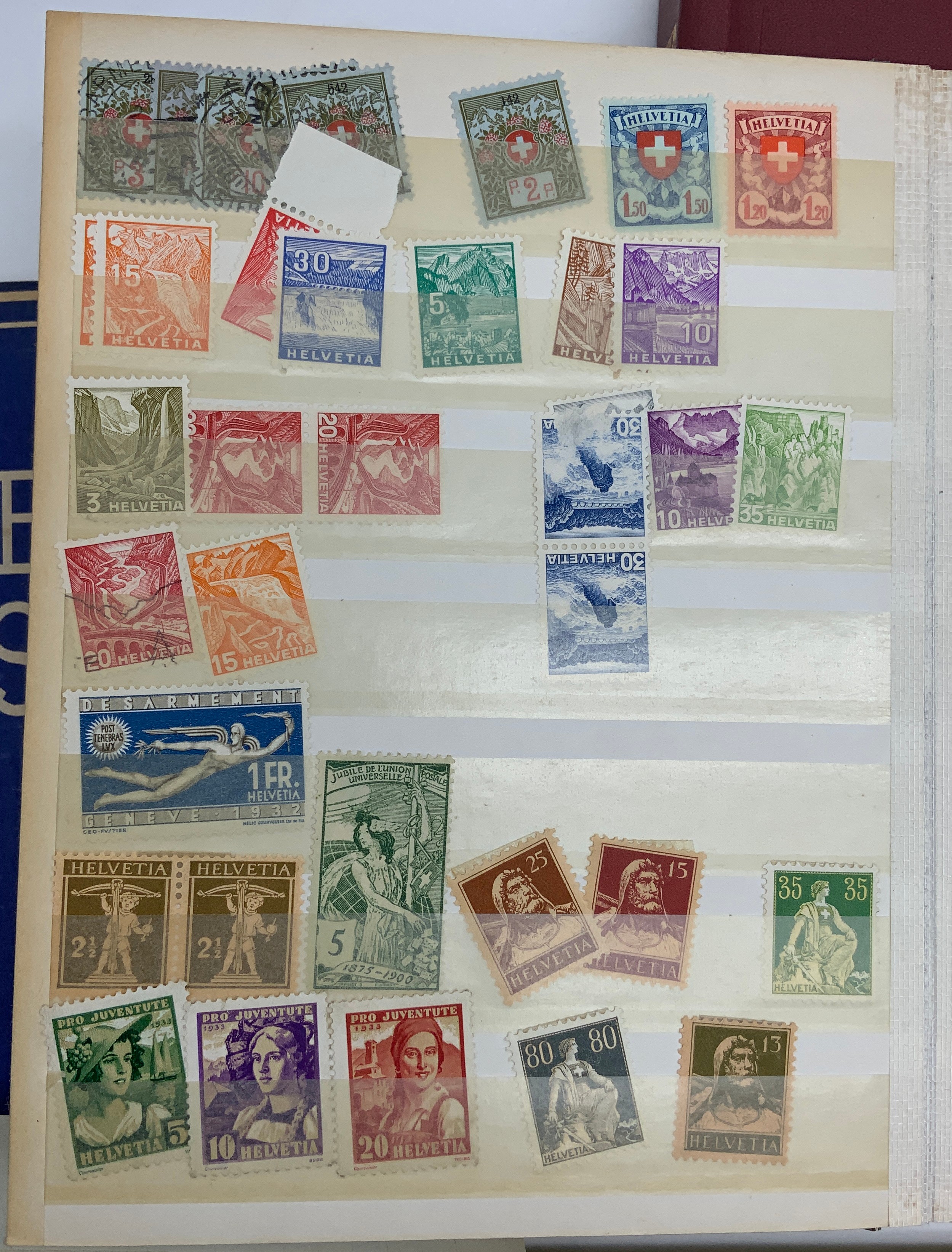 BOX OF VARIOUS STAMPS INCLUDING THREE PENNY BLACK, SOME OTHER HIGH-VALUE STAMPS - Image 6 of 47