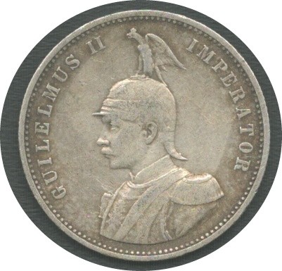 1892 GERMAN EAST AFRIKA ONE RUPIE SILVER SOIN DEUTSCH-OSTAFRIKANISCHE - Image 2 of 2