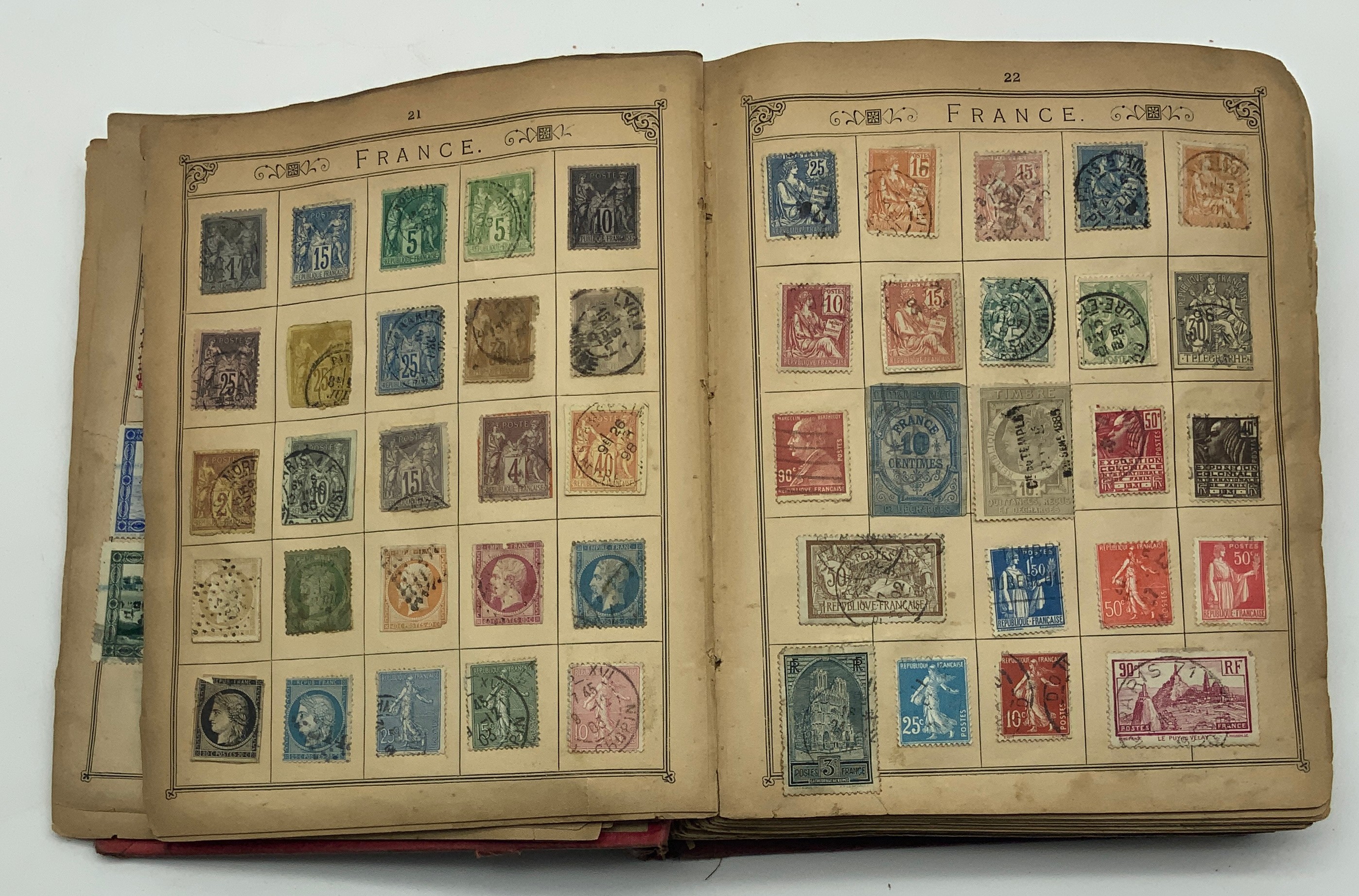 SELECTION OF VARIOUS STAMPS IN ALBUM, SOME LOOSE PAGES - Image 11 of 92