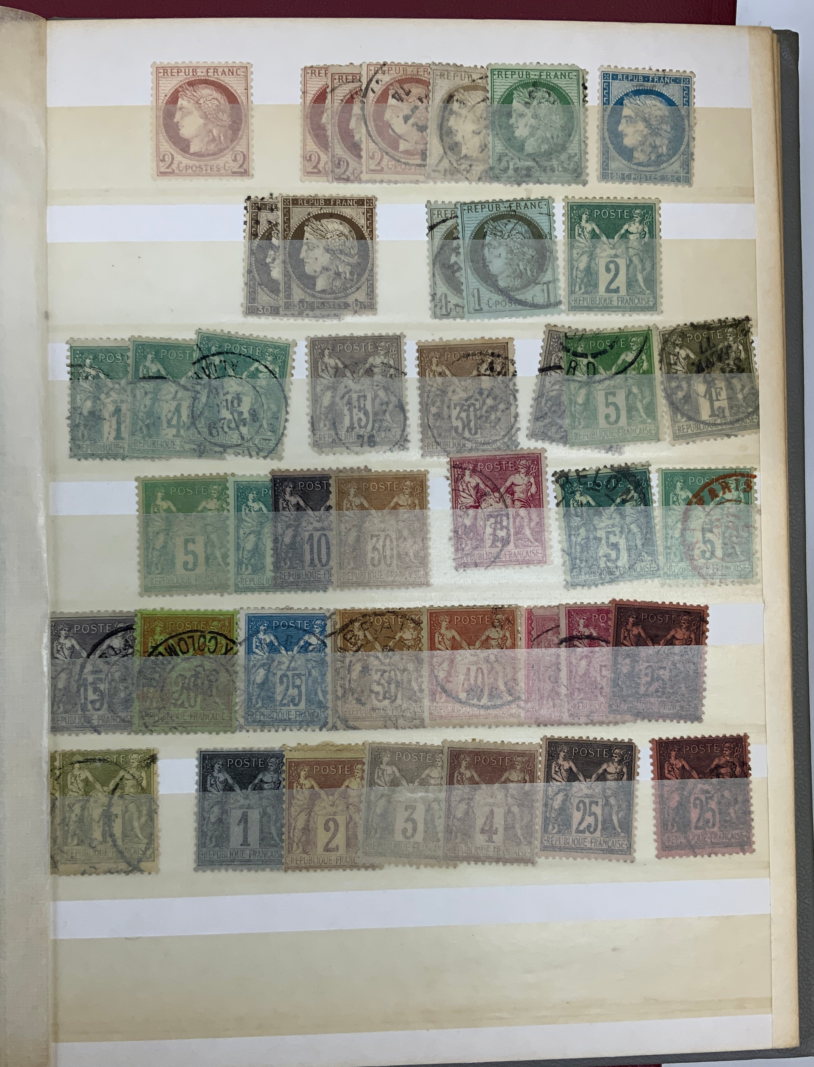 BOX OF VARIOUS STAMPS INCLUDING THREE PENNY BLACK, SOME OTHER HIGH-VALUE STAMPS - Image 10 of 47