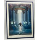 SIGNED LIMITED EDITION FRAMED SCI-FI PRINT - PHOTON I THE THIEVES OF LIGHT BY JOHN HARRIS