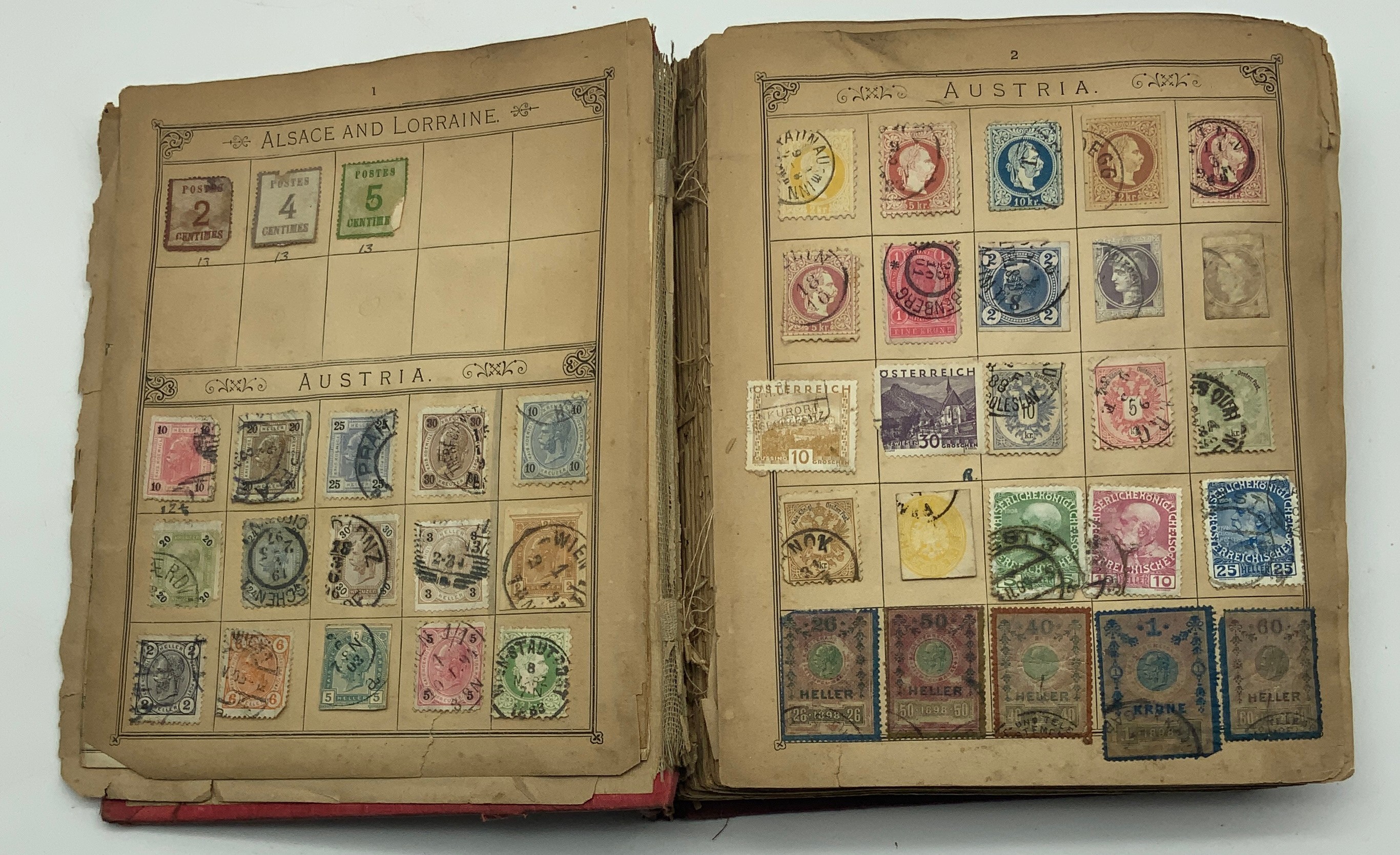 SELECTION OF VARIOUS STAMPS IN ALBUM, SOME LOOSE PAGES