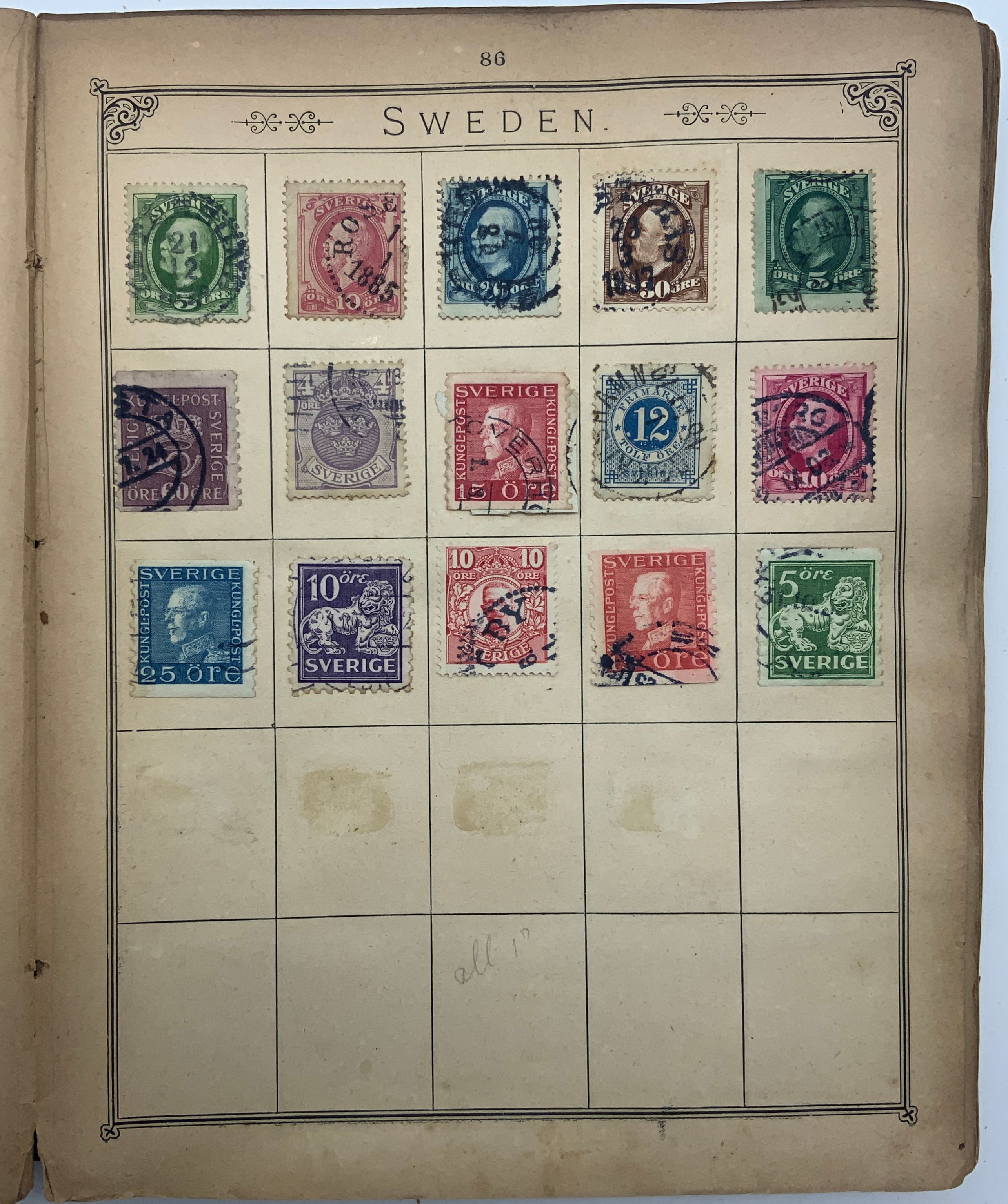 SELECTION OF VARIOUS STAMPS IN ALBUM, SOME LOOSE PAGES - Image 42 of 92