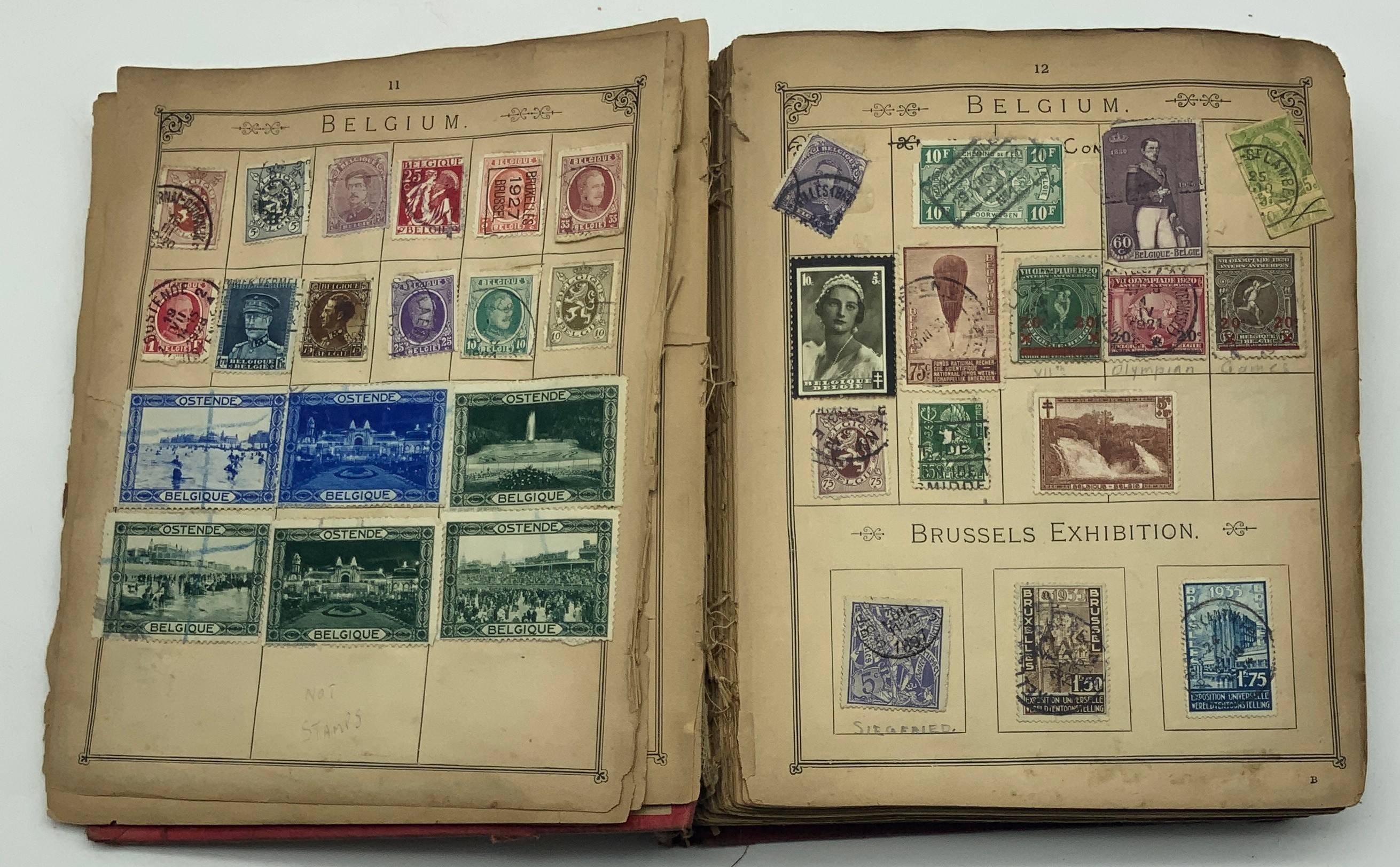 SELECTION OF VARIOUS STAMPS IN ALBUM, SOME LOOSE PAGES - Image 6 of 92