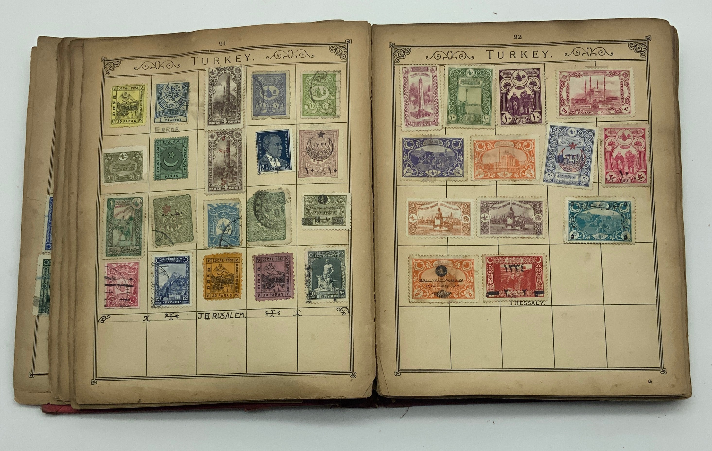 SELECTION OF VARIOUS STAMPS IN ALBUM, SOME LOOSE PAGES - Image 47 of 92