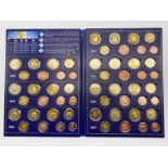 EURO TRIAL SPECIMEN COIN SET 2002 2007 - VATICAN