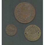 DEUTSCH OSTAFRIKA GERMAN EAST AFRICA EARLY COINS