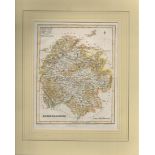 HEREFORDSHIRE MAP ENGRAVED BY GRAY & SON PUBLISHED BY FULLARTON & CO GLASGOW (1833/1840)