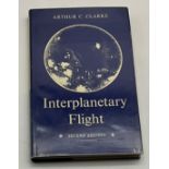 SIGNED INTERPLANETARY FLIGHT BY ARTHUR C CLARKE PUBLISHED BY PITMAN - 2ND EDITION 1960