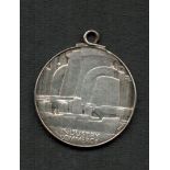 STRUCK AT THE BRITISH EMPIRE EXHIBITION 1924 SILVER MOUNTED WITH LOOP MEDAL