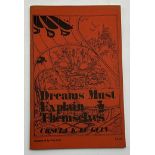 DREAMS MUST EXPLAIN THEMSELVES BY URSULA LE GUIN PUBLISHED BY ALGOL PRESS 1975