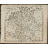 EARLY MAP OF GERMANY AND THE NETHERLANDS FROM THE LATEST AUTHORITIES BY MCINTYRE c.1780 A/F