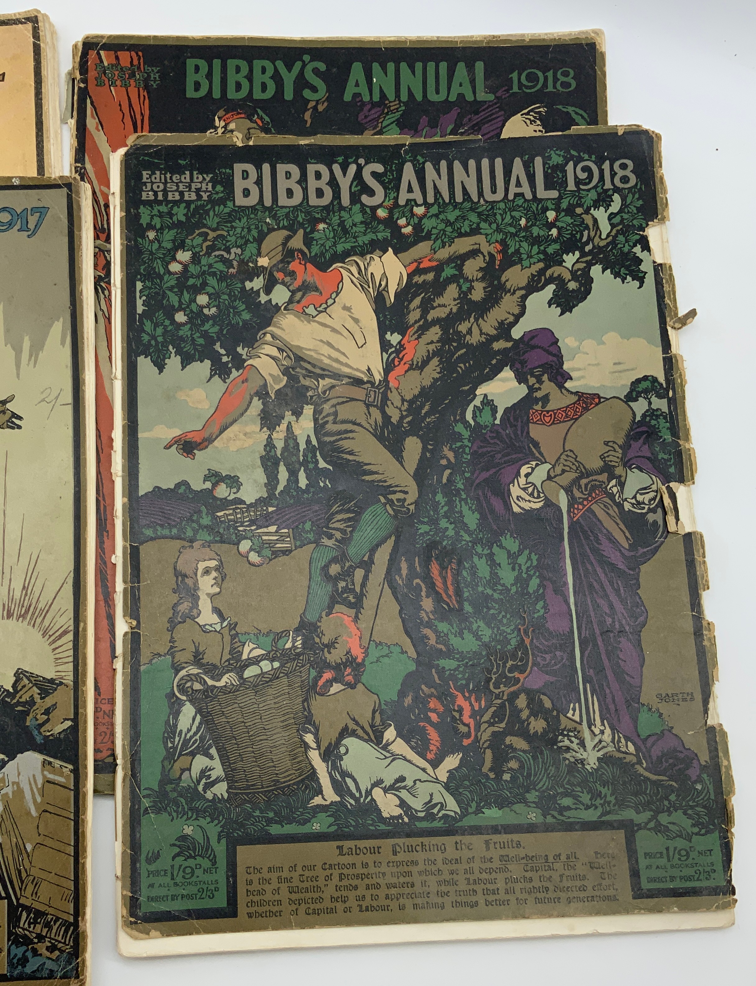 BIBBY'S ANNUALS 1921,1917,1918 A/F - Image 3 of 4