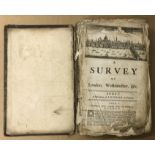 A SURVEY OF LONDON IN TWO VOLUMES c.1752