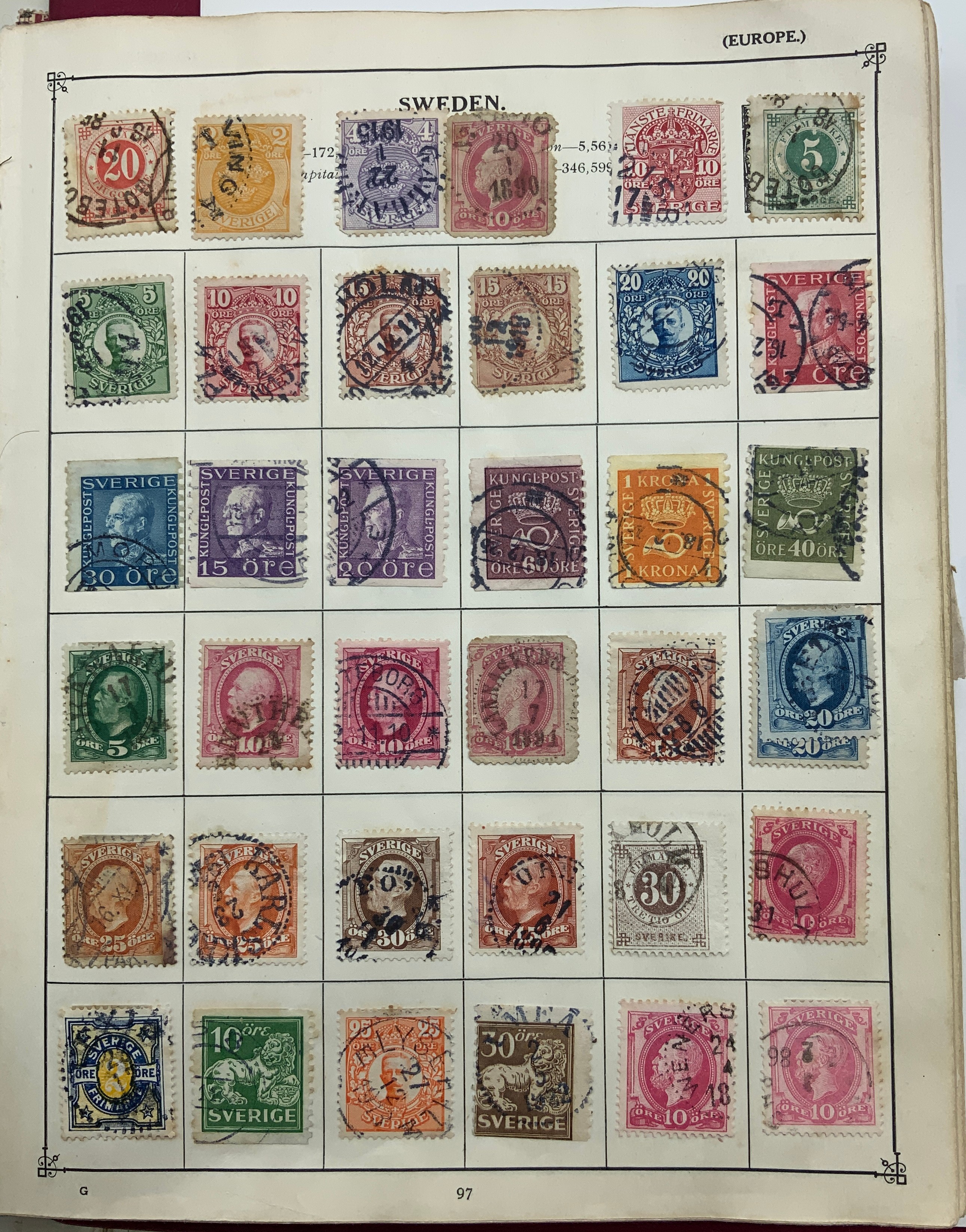 BOX OF VARIOUS STAMPS INCLUDING THREE PENNY BLACK, SOME OTHER HIGH-VALUE STAMPS - Image 34 of 47