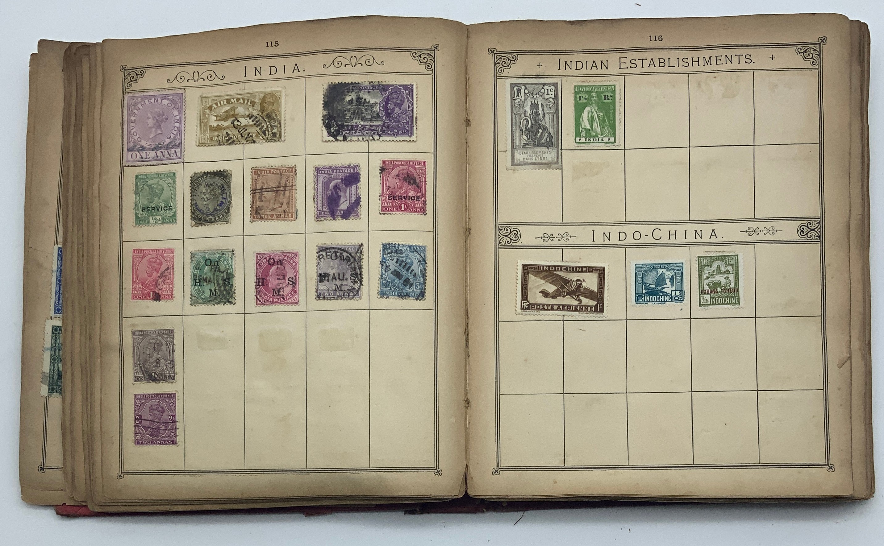 SELECTION OF VARIOUS STAMPS IN ALBUM, SOME LOOSE PAGES - Image 57 of 92