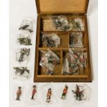 COLLECTION OF BRITAINS COLD PAINTED LEAD SOLDIERS