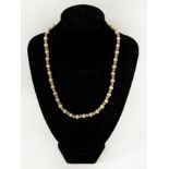 14 CARAT GOLD MULTI PEARL NECKLACE