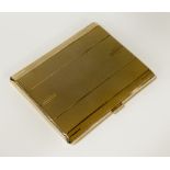 9CT GOLD CIGARETTE CASE - 126 GRAMS APPROX