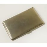 HM SILVER ASPREY & CO CIGARETTE CASE - 7 OZ