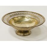 H/M SILVER BOWL - 15 OZS APPROX