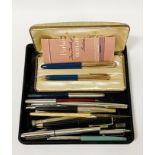 BOXED PARKER 51 SET & OTHER PENS