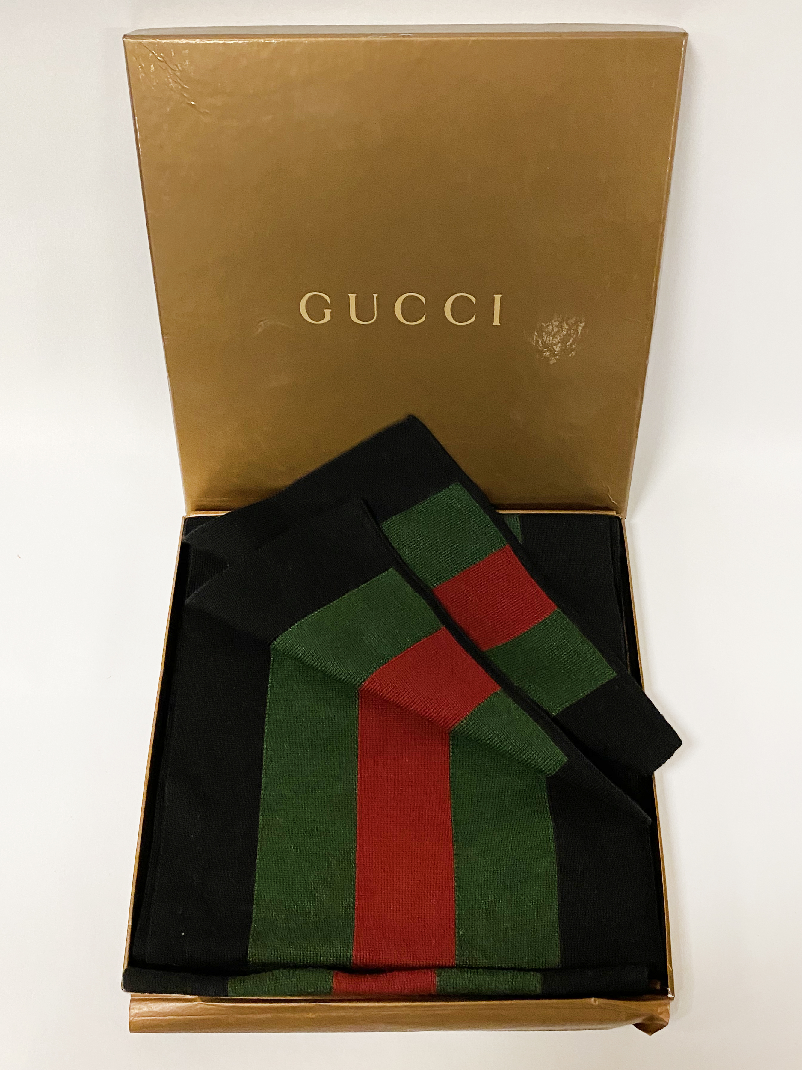 GUCCI LADIES WOOL & SILK SCARF