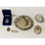 COLLECTION OF VARIOUS SILVER & WHITE METAL