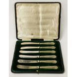 STERLING SILVER HANDLED BUTTER KNIVES