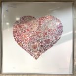 FRAMED LIMITED EDITION PRINT (20/50) ''WORLD LOVE'' BY ANTHONY SUTHERLAND