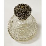 HM SILVER PERFUME BOTTLE 15CMS (H) APPROX