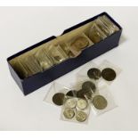 VICTORIAN SILVER COIN & OTHER COINS - SOME SILVER