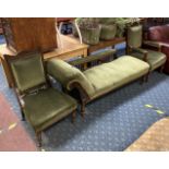 CHAISE LOUNGE & 2 CHAIRS