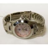 WITHDRAWN TAG HEUER LADIES WATCH WITH PINK FACE