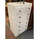 PAINTED CHEST OF DRAWERS