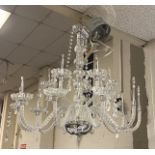 LARGE FOURTEEN BRANCH CHANDELIER