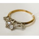 9CT GOLD DRESS RING -SIZE M - 1.9 GRAMS APPROX