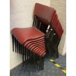 12 STACKING CHAIRS DU-AL