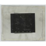 GROUP OF SIX DISNEY CHARACTERS GLASS PLATE NEGATIVES INCLUDING GINGER, PELICAN, MONKEY